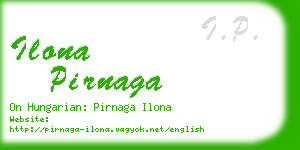 ilona pirnaga business card